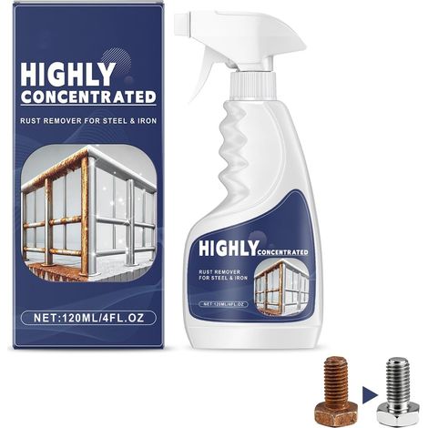 Rust Remover Spray for Metal, Multi-Purpose Rust Remover for Steel (1/5)
