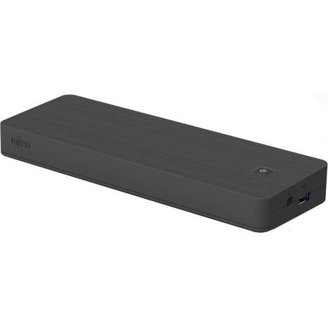 Fujitsu L100 USB Type-C Port Replicator 2 Alámbrico USB 3.2 Gen 1 (3.1 Gen 1) Type-C Negro (1/2)