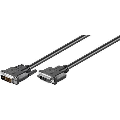 Wentronic DVI-D to DVI-D, 2m - cables DVI (2m, 2m, DVI-D, DVI-D) Negro (1/2)