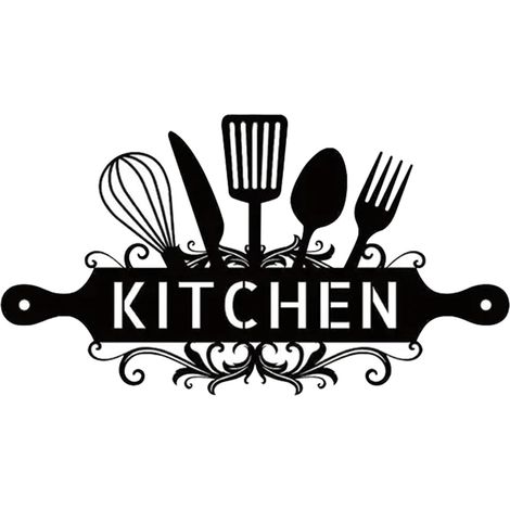 Decorazioni murali rustiche in metallo: piatti decorativi per la cucina, sculture e insegne da appendere al muro.