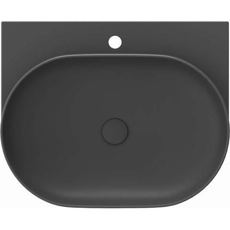 Ravak Yard - Waschtisch 61x50 cm, ohne Überlauf, Hahnloch, Anthrazit XJX03260002 (1/5)
