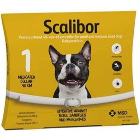 Collier antiparasitaire pour Chien Moyen - 48 cm