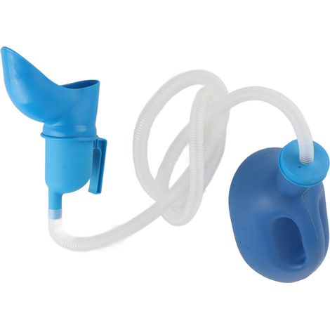 Urinoir unisexe de 2000 ml, bouteille étanche avec long tube flexible pour personnes âgées (1/5)