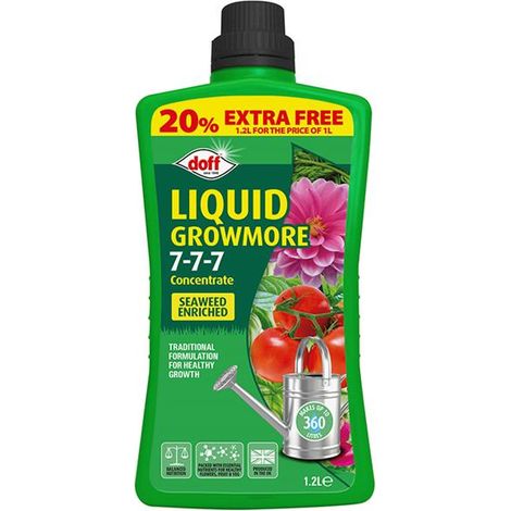 DOFF F-HI-A20-DEX Liquid Growmore Concentrated 1L+20% Free F-HI-A20-DEX DOF4322