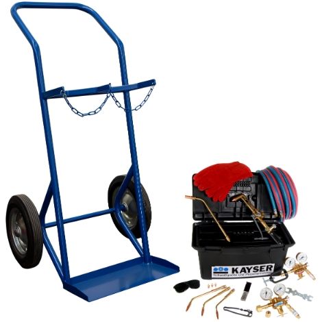 Kit complet AUTOGEN - sans bouteilles de gaz, boîte de montage KE 17/5m - Ensemble / 50 l