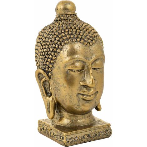 Budha decoración de resin dorado 14x13.5x23.5 (1/5)