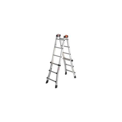 SCALA MULTIFUNZIONE TELESCOPICA PEPPINA D.Lgs. 81/08 4+4 gr. ap.cm.378h.cm.56x24x115h.Kg.11,6 ALL020 GIERRE