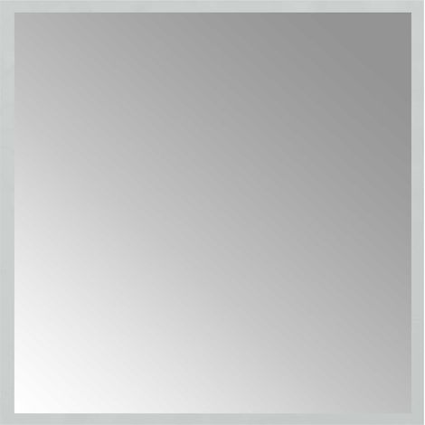 Specchio da bagno LED Trasparente 50 x 50 cm vetro temperato vidaXL (1/4)