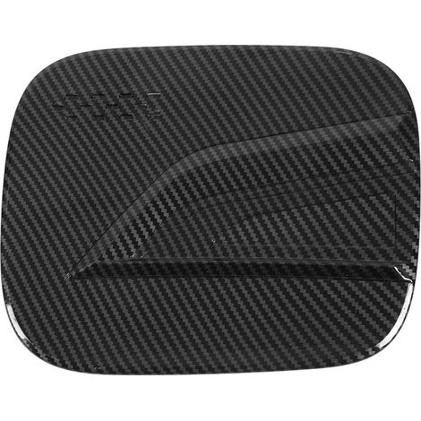Cache de réservoir carburant fibre carbone brillant noir, adaptable Highlander 2020-2022, pièce de rechange esthétique (1/5)