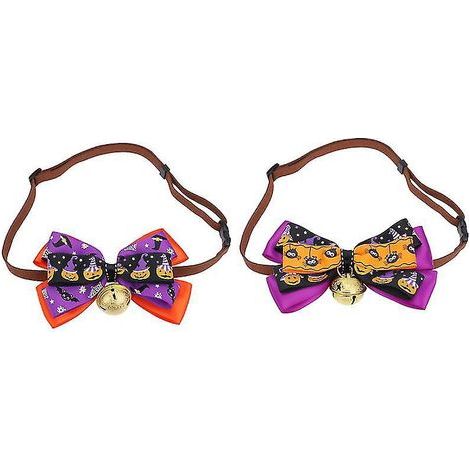 Lot de 2 colliers pour chien, décorations d'Halloween (1/3)