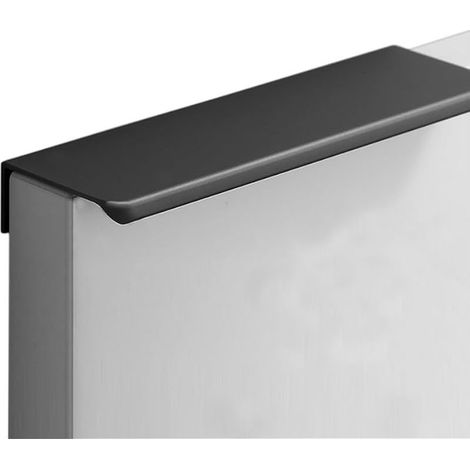 CYRILL – 2 pezzi Maniglie per mobili Maniglia da cucina invisibile Maniglia con profilo in lega di alluminio Maniglie per cassetti Maniglie nascoste Maniglie per armadi (1/5)