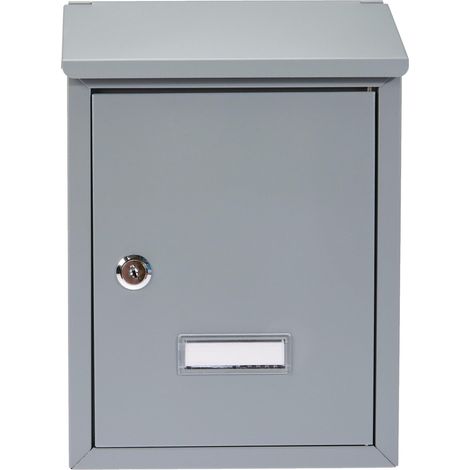 Cassetta postale postale Alubox prima argento (1/4)