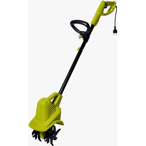 Werka Pro – Motobineuse électrique 300 watts – Largeur de travail 19 cm – 4 fraises en acier – Pour sols variés et petits jardins