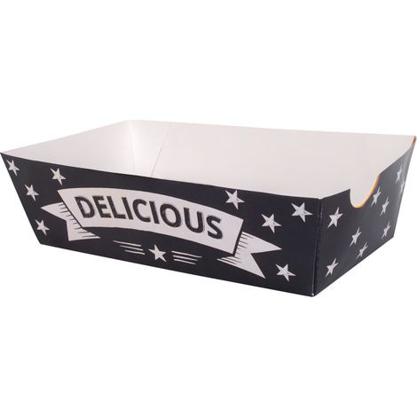 Boîte jetable pour aliments chauds 8 pièces 16x9x4,5 cm