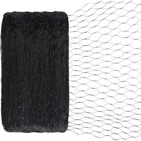 Filet pour Jardin 4x10m - Noir Filet Anti-Oiseaux, Filet de Protection pour Protéger Les Arbres fruitiers, Les légumes, Les Cultures, Les Pois et Les Haricots, Mailles Fines de 15 x 15 mm (1/5)