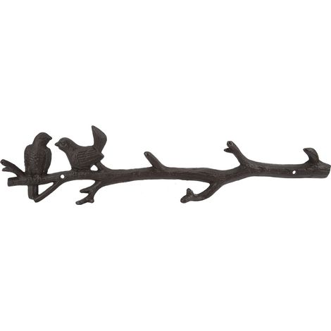 Gancio da Parete in Ghisa – 48x15,5cm, Design Elegante e Robusto per Esterno – Ideale per Vasi Fiori e Lanterne su Terrazza e Giardino (1/5)