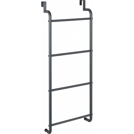 Towel Rack, Metal Door, Grey, Four Thick Layers (1/5)