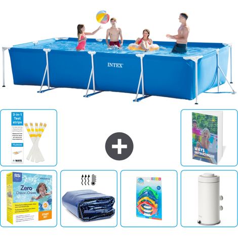 Rechteckiger Frame Pool - 450x220x84 cm - 7-teilig S7