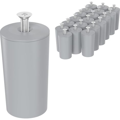 20x Rolladen Anschlag Grau Stopper Rollladen Puffer Endpunkt 40mm (1/4)