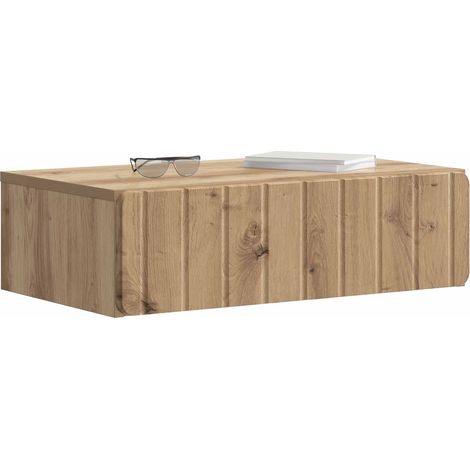 Maison Exclusive - Tavolino da Parete Laterale Rovere Artigianale