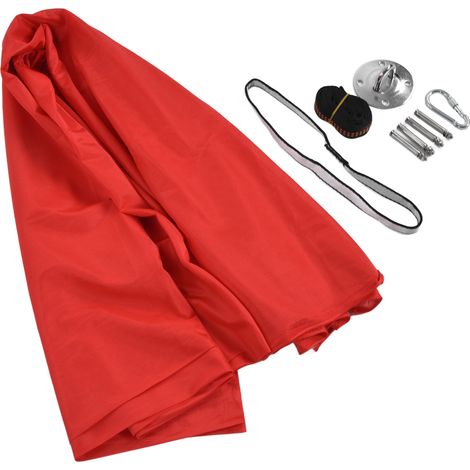 Hamac élastique pour enfants 1,5m rouge - Développement moteur, Détente et Confort - Balançoire hamac (1/5)
