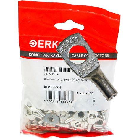 KCS CU 2,5 mm M6 100 Stück Rohrösen (1/2)