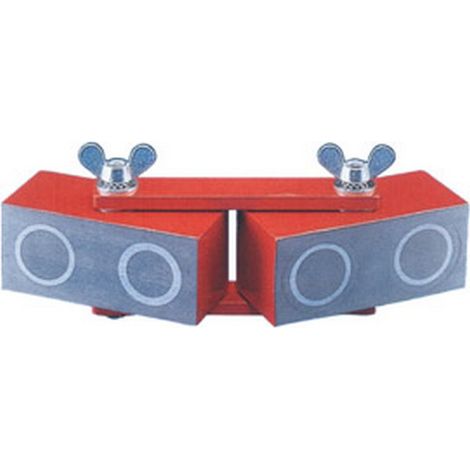 Blocco Regolabile A Cerniera Lungo Magnetico. : 125 Mm Dimensioni Del Blocco 60 X 25 X 25 Mm, Forza Di Ritenuta 150 N