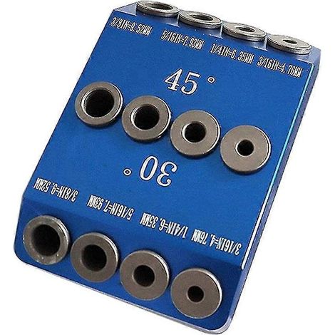 Perçage vertical multi-angles 30/45/90° avec localisateur de perforation et perceuse à bois à trous obliques. (1/5)