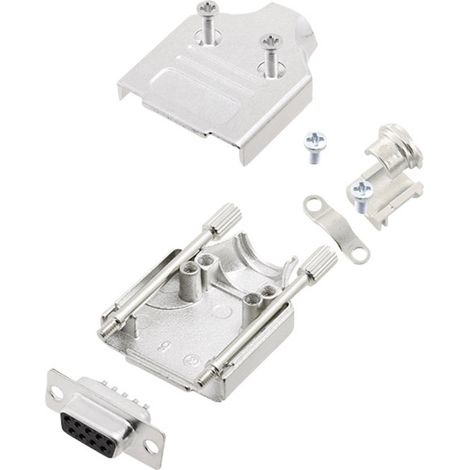 encitech MHDM-09-DMS-K 6355-0006-11 D-SUB Buchsenleisten-Set 180 ° Polzahl: 9 Lötkelch 1 Set