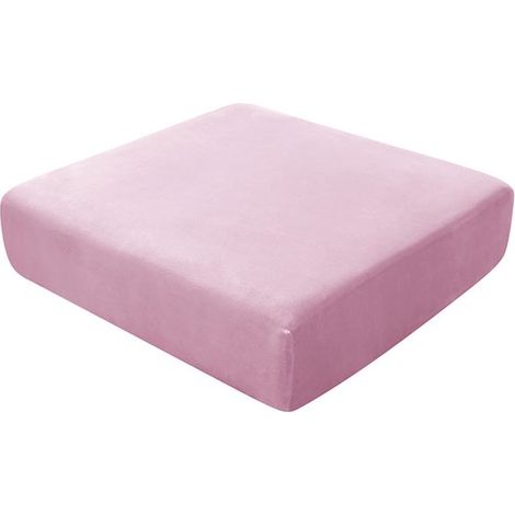 Fodera elasticizzata in peluche per cuscino di seduta del divano，Cuscino singolo sostituibile，Lunghezza 65-90 cm，larghezza 65-90 cm，Blu medio (1/5)