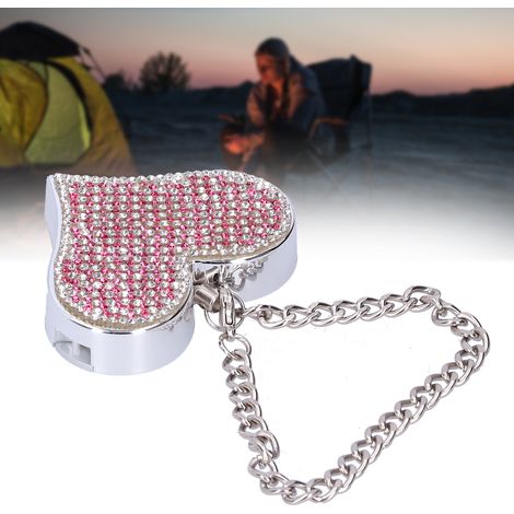 Alarme Autodéfense - 130 dB - Portative Avec Chaîne Métallique De 10 Cm - Pour Femme Enfant Personne Âgée - 1 Pièce (1/5)