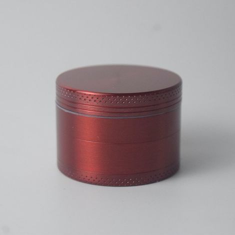 Molinillo de hierbas, molinillo portátil de metal de aleación de zinc para hierbas secas, diámetro 50 mm - Oro rosa (1/5)