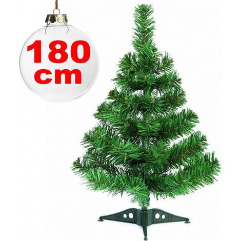 TrAdE Shop Traesio - Albero Di Natale Sintetico 180cm Decorazione Decorazioni Per Casa Scuola Ufficio -