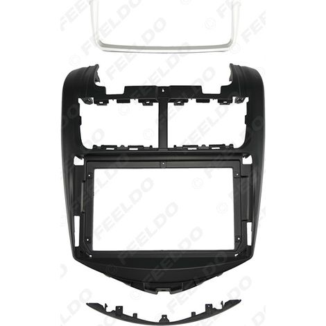 Compatible avec le cadre de modification et le panneau de haut-parleurs du système de navigation grand écran Android Chevrolet Aveo 2014-2019 (9 pouces).