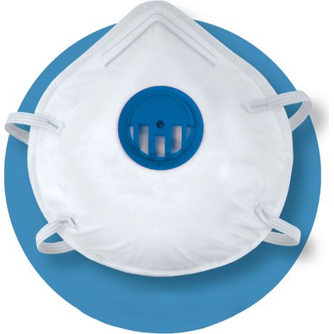 Filternde Halbmaske X100V/X110V FFP1 NR D mit Ventil - T-9910 Z-17V