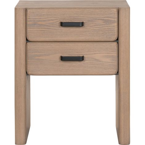 Mesita De Noche Abeto Metal 50X37X60 Marron (1/5)