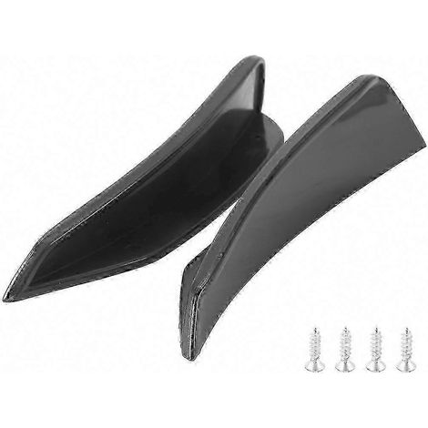 Splitter latéral noir x2 + lèvre de bouclier avant pour Mercedes W176 A180 A200 A220 A250 AMG A45, kit aérodynamique auto (1/5)