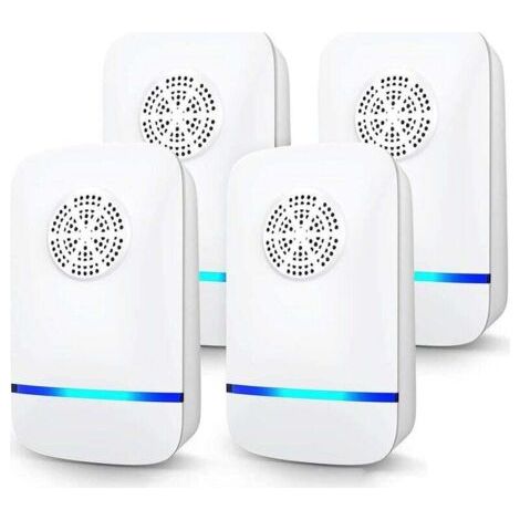 BUNTHAUS PA Répulsif Ultrasons 4 En 1 Anti Souris Rats Moustiques Cafards Araignées Appareil Électrique Portable Prise Intérieur (1/4)