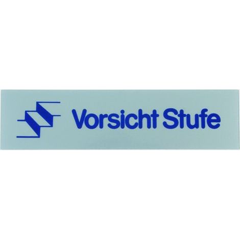 Conacord Klebeschild Vorsicht Stufe Klebeschild