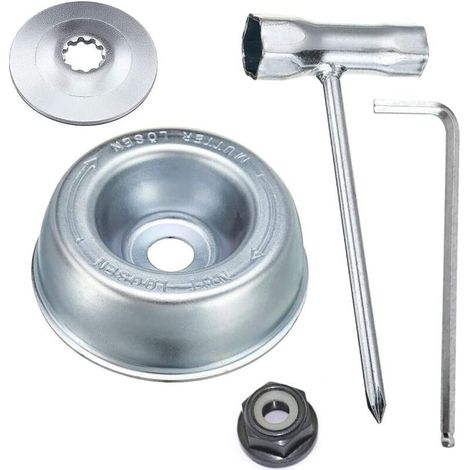 Kit de visserie pour tête de débroussailleuse compatible Stihl FS55 à FS250 – acier trempé, 4 pièces