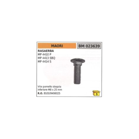M8x25mm MAORI Rasenmäher MP4410P MP4413SBQ MP4414S Schraube für unteren Griff