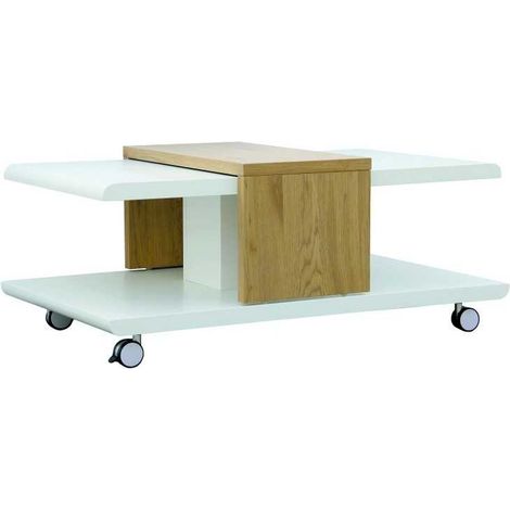 Tavolino Links joliet in mdf con vassoio scorrevole 110x66x45 - Inter Link (1/5)