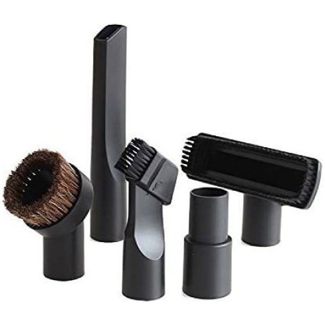 Accessoire Aspirateur - Kit 5 Pièces 32 mm - Brosse Plate Suceur - Adaptateur Tuyau 35 mm à 32 mm (1/3)