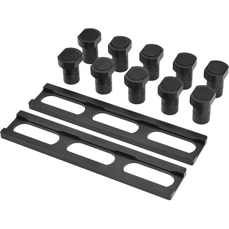 Lot de 12 butées de rabotage pour le travail du bois, outils de positionnement et de traçage d'établi, 19 mm (1/5)