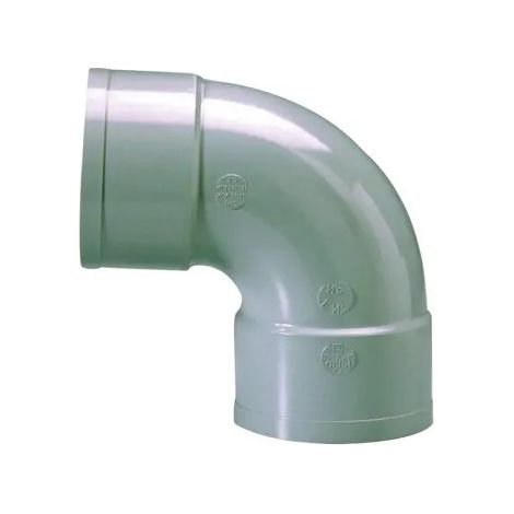 Codo PVC girpi elbow fitting 87°30 50mm