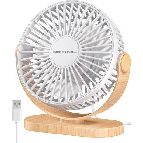Mini-USB-Ventilator, leise, 3 Geschwindigkeitsstufen, leicht zu transportieren für Büro, Zuhause und Outdoor-Aktivitäten