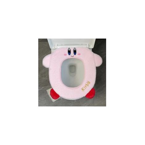 Weicher, warmer und gepolsterter Toilettensitzbezug, dickeres Toilettensitzkissen für das Badezimmer, aus dehnbarem und waschbarem Fasergewebe, wiederverwendbar und einfach zu montieren. (1/5)