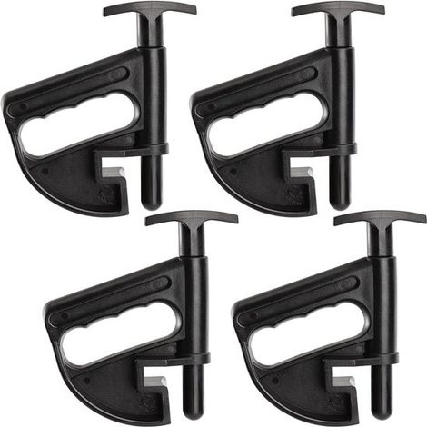 Juego de herramientas de cuatro piezas, incluye abrazaderas de nailon, llave universal para llantas y accesorios (1/5)