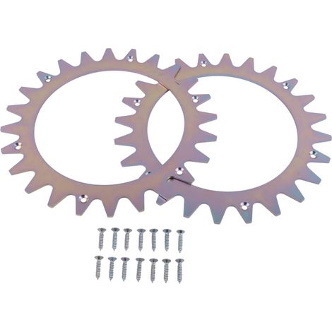 Pointes en acier pour tondeuse robot Parkside PMRA 20-Li B2 PMORDA 20-Li B2, clous de traction antidérapants avec vis, argenté (1/5)
