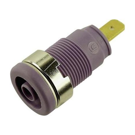 Hirschmann Test & Measurement SEB 2610 F4,8 Presa di sicurezza da laboratorio Presa verticale Ø perno: 4 mm Violetto 1